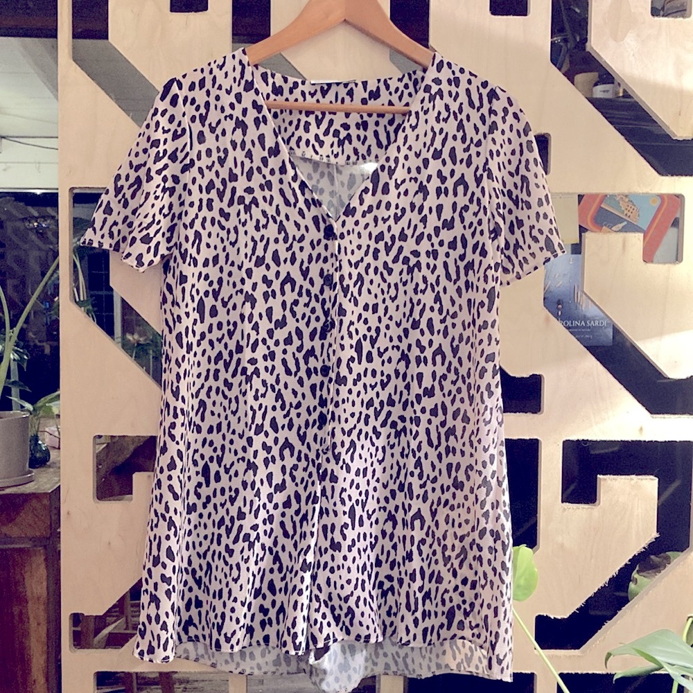 ASOS Animal print light jumper / romper